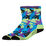 Color Camo Run Crew Socks