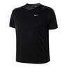 Dri-Fit Rise 365 Laufshirt Herren-Schwarz,Silber