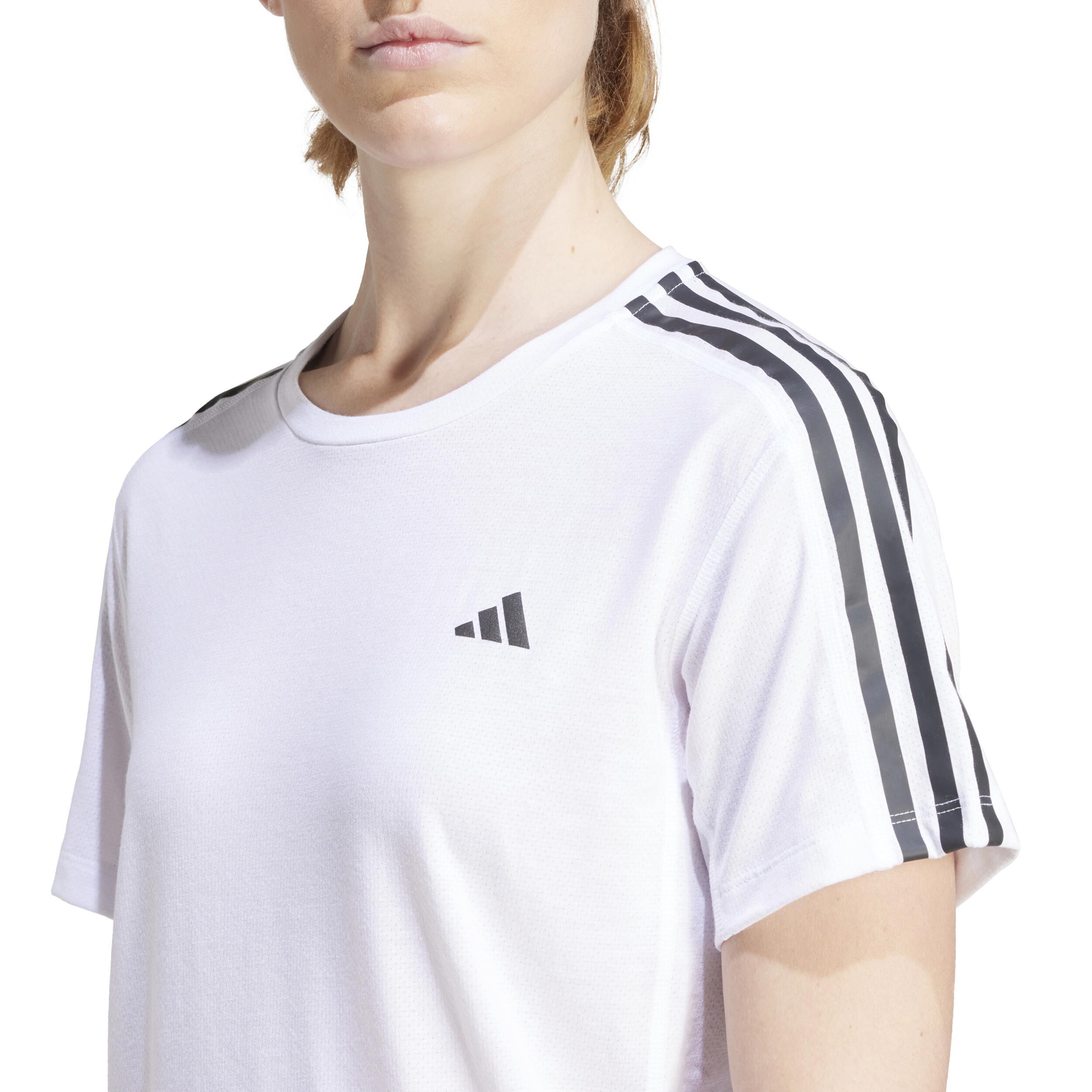 adidas Own The Run 3S Laufshirt Damen WeiB online kaufen Running Point DE