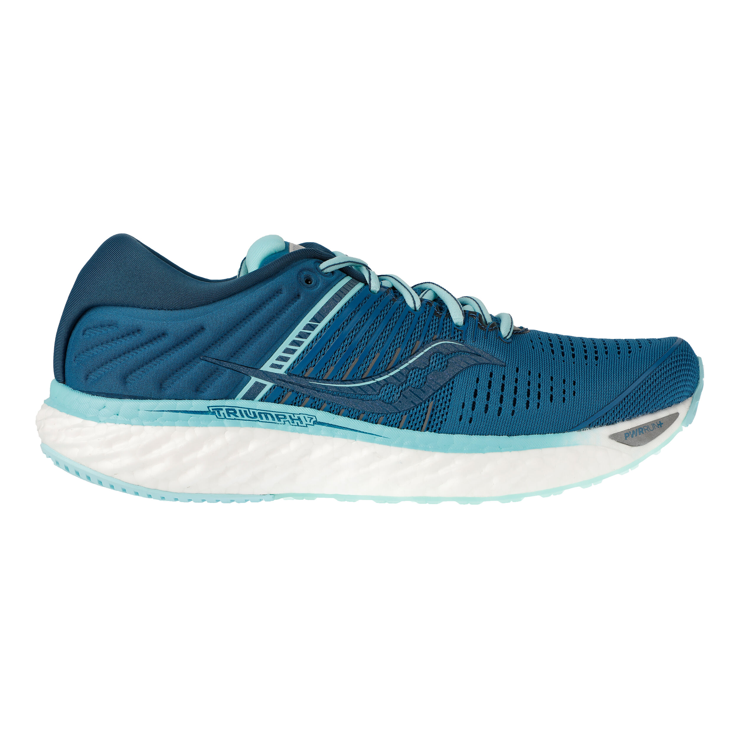 Saucony Triumph 17 Neutralschuh Damen Petrol Hellblau online kaufen Running Point DE