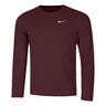 Dri-Fit UV Miler Laufshirt Herren - weinrot, 