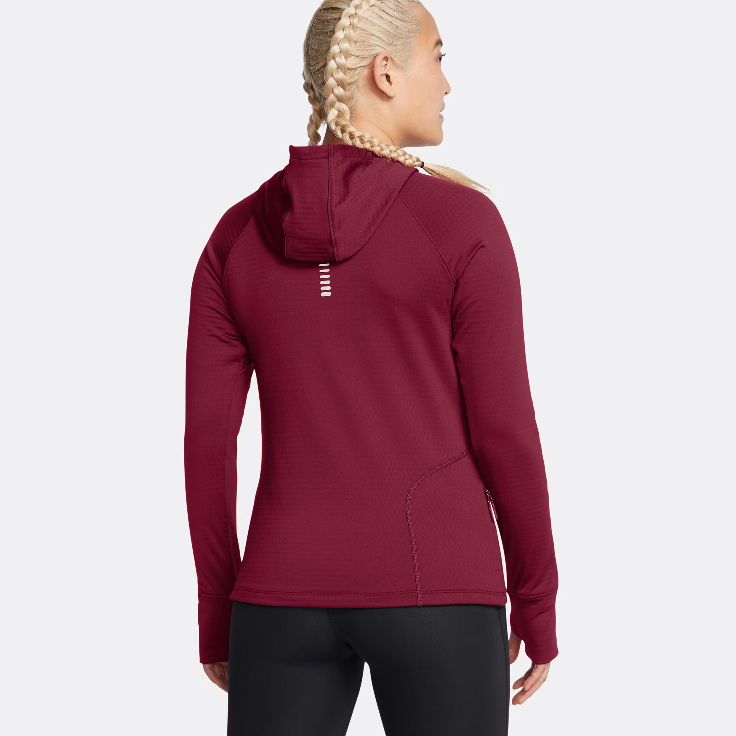 Launch Elite Coldweather Balaclava Hoody Damen Dunkelrot