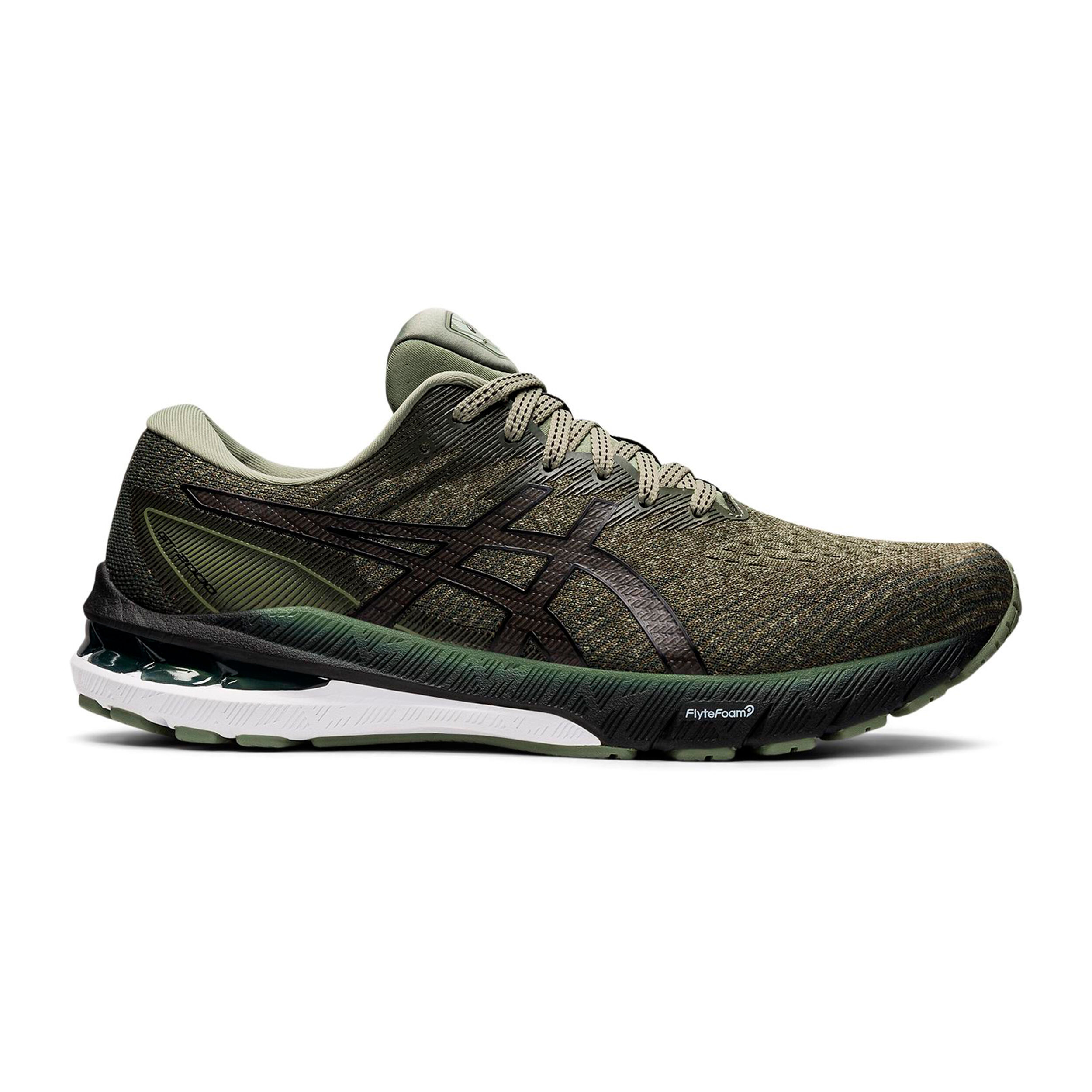 ASICS GT 2000 10 Stabilitatsschuh Herren Oliv Schwarz online kaufen Running Point DE