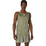 ASICS Bekleidung ASICS Fujitrail Laufshirt Herren-Grün,Schwarz