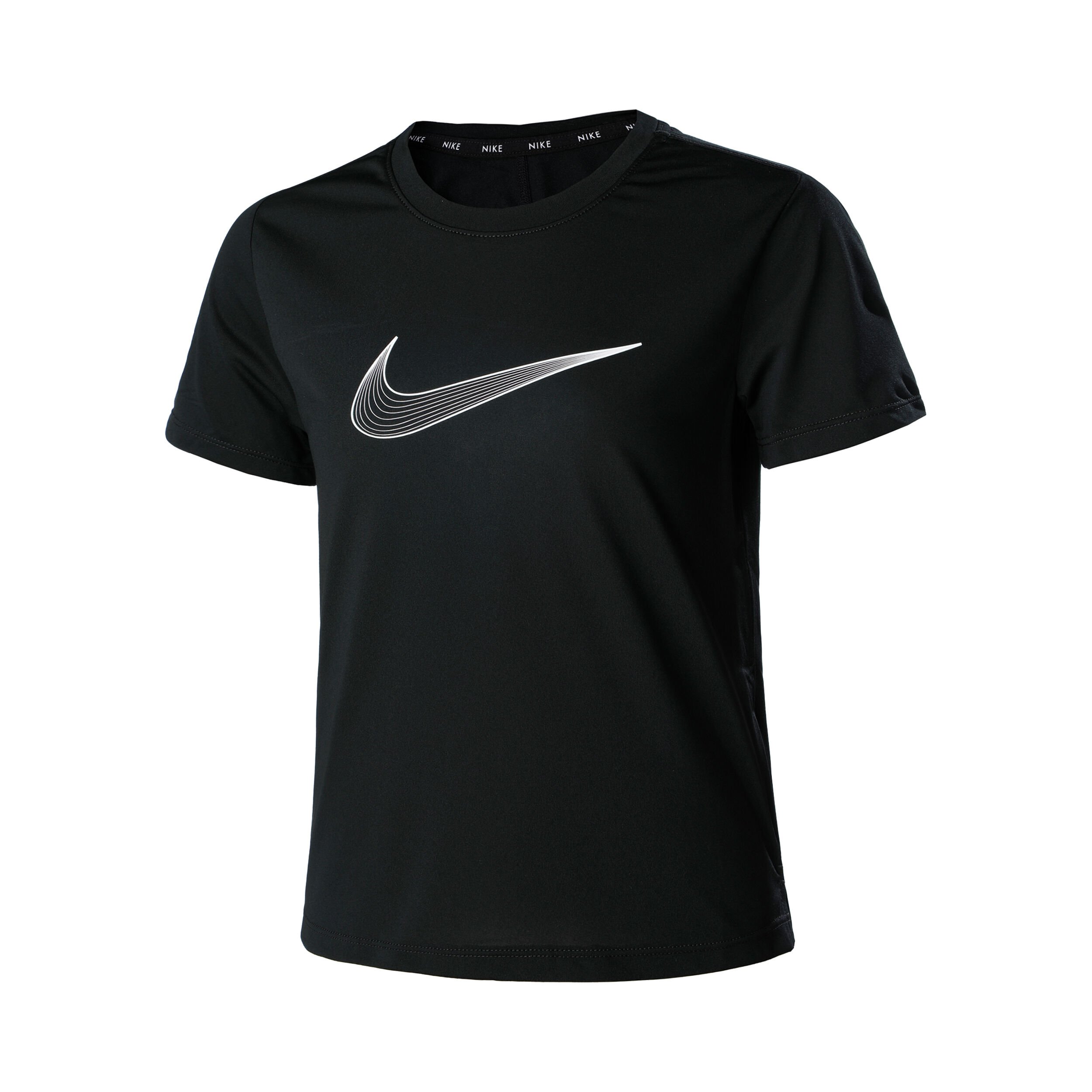 Dri Fit One Graphic T Shirt Madchen Schwarz WeiB