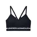 Under Armour Bekleidung Under Armour Seamless Low Long Sport-BH Damen - schwarz, hellgrau