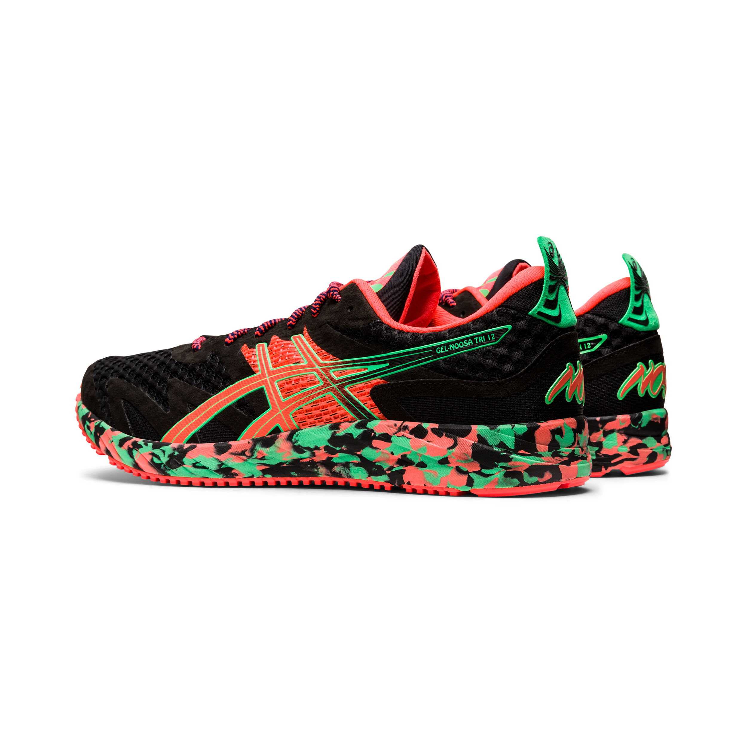 ASICS Gel Noosa Tri 12 Wettkampfschuh Herren Schwarz Koralle online kaufen Running Point DE
