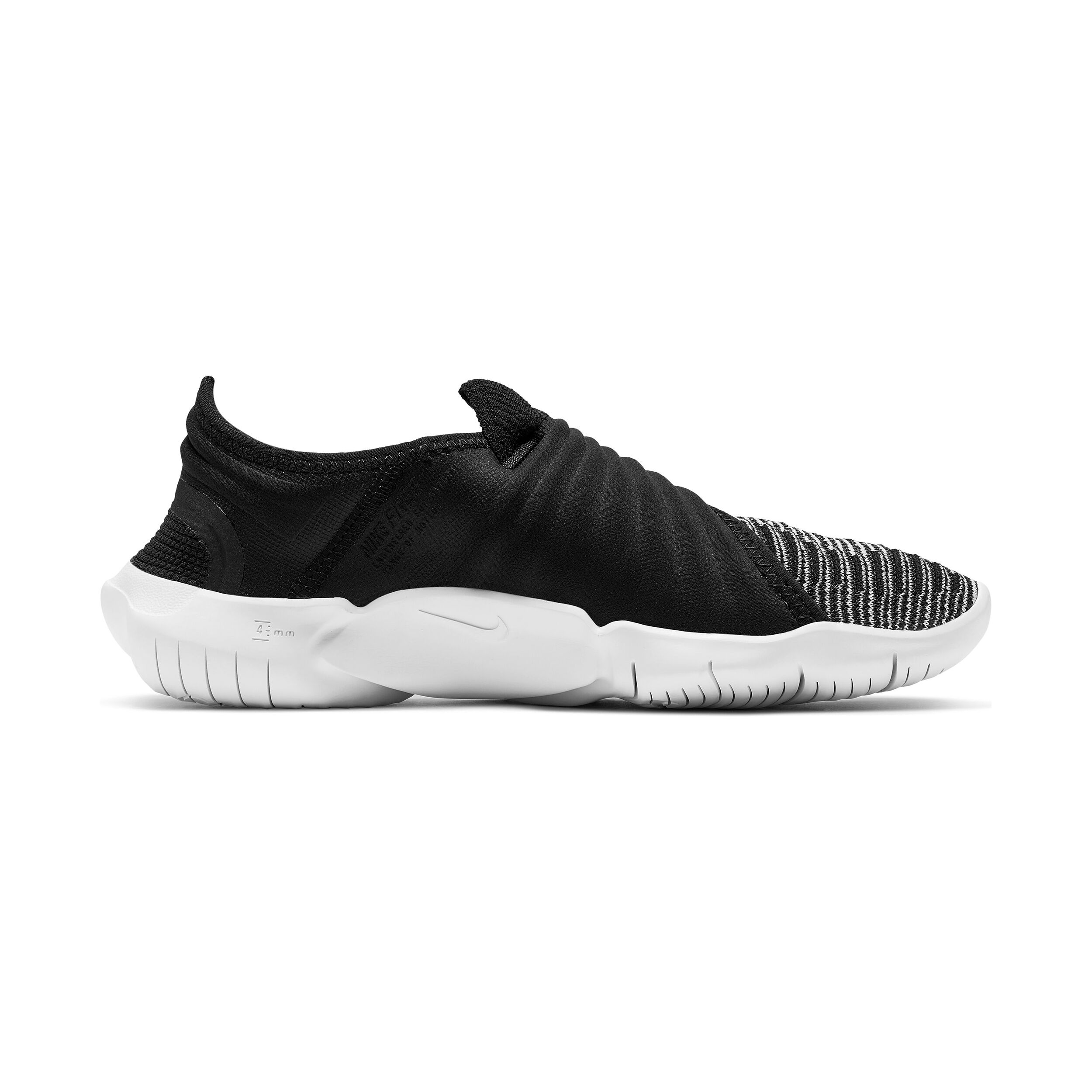 Nike Free Run Flyknit 3.0 Natural Running Schuh Damen Schwarz WeiB online kaufen Running Point DE