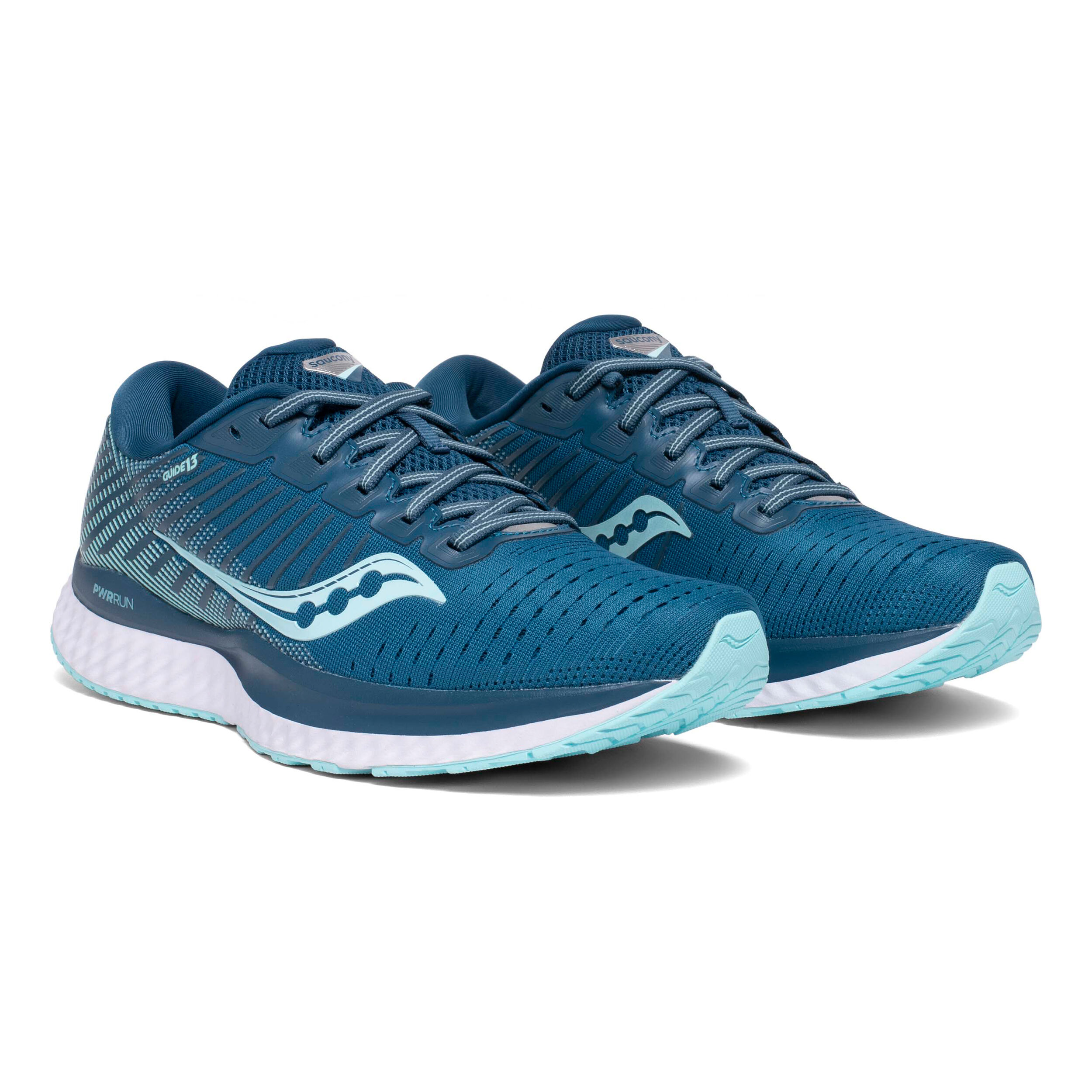 Saucony Guide 13 Stabilitatsschuh Damen Petrol Hellblau online kaufen Running Point DE