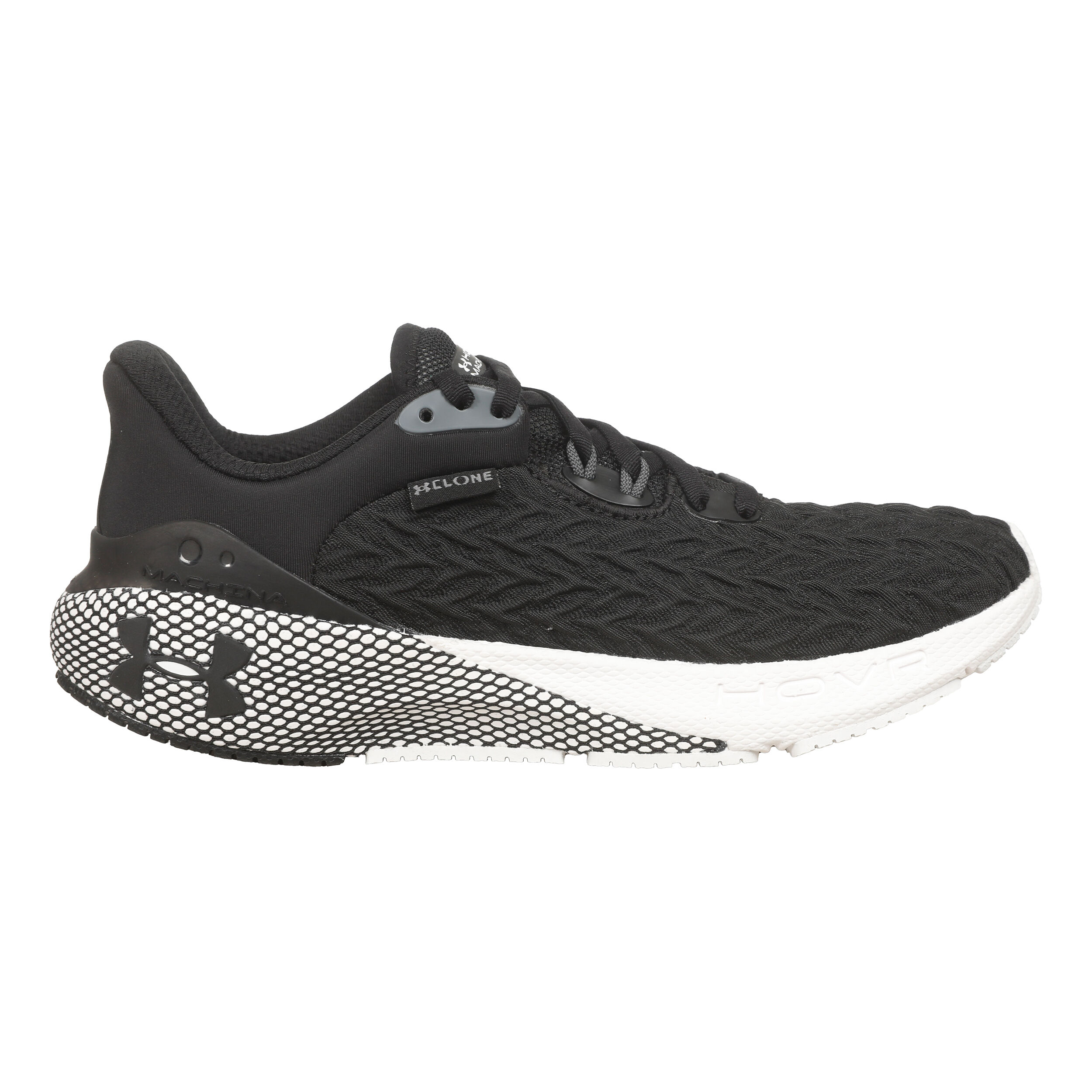 Under armour hovr black and white discount