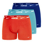 Nike Bekleidung Nike Dri-Fit Essential Micro Trunk Boxer Short 3er Pack Herren - rot, türkis