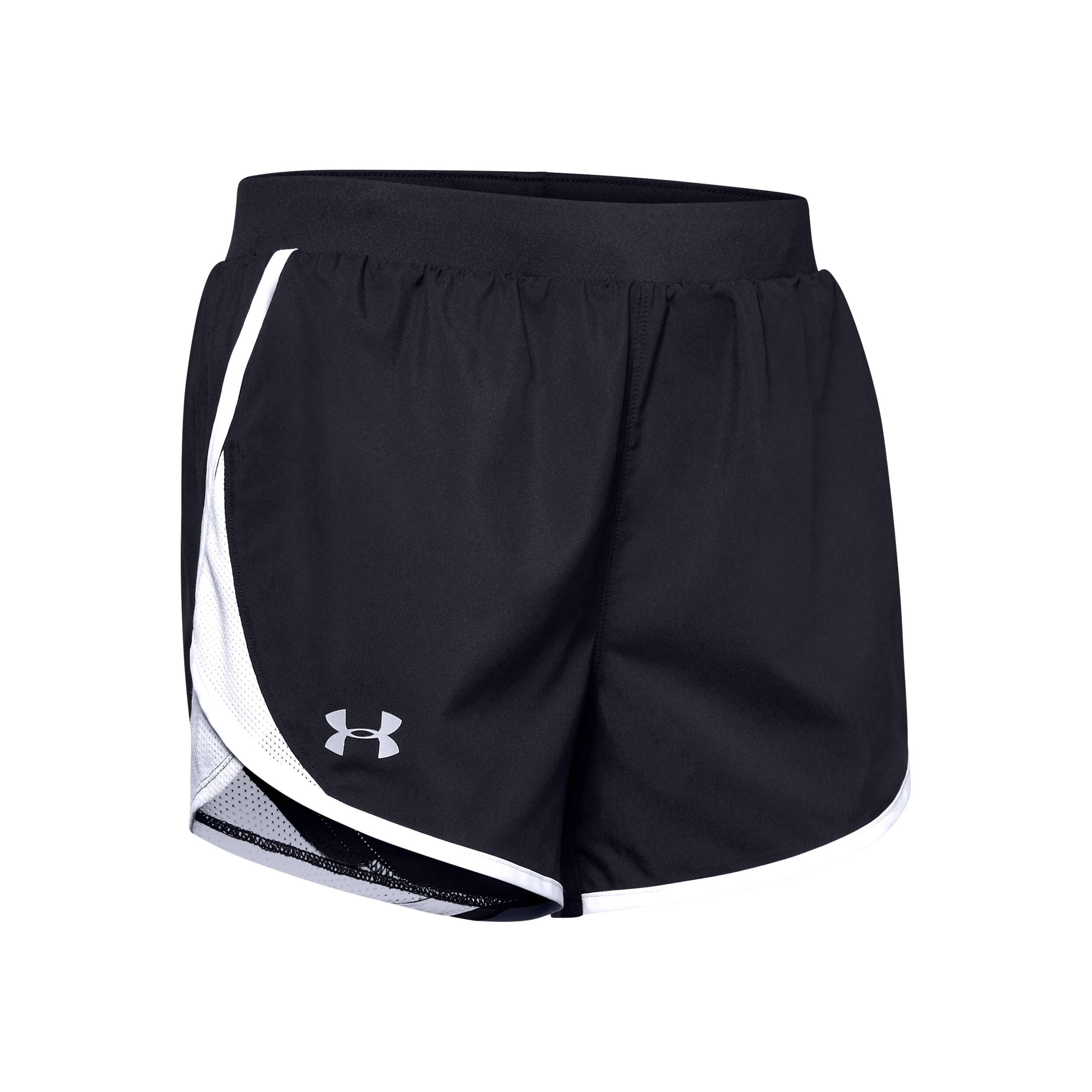 Under Armour Fly By 2.0 Shorts Damen Schwarz Silber online kaufen Running Point DE