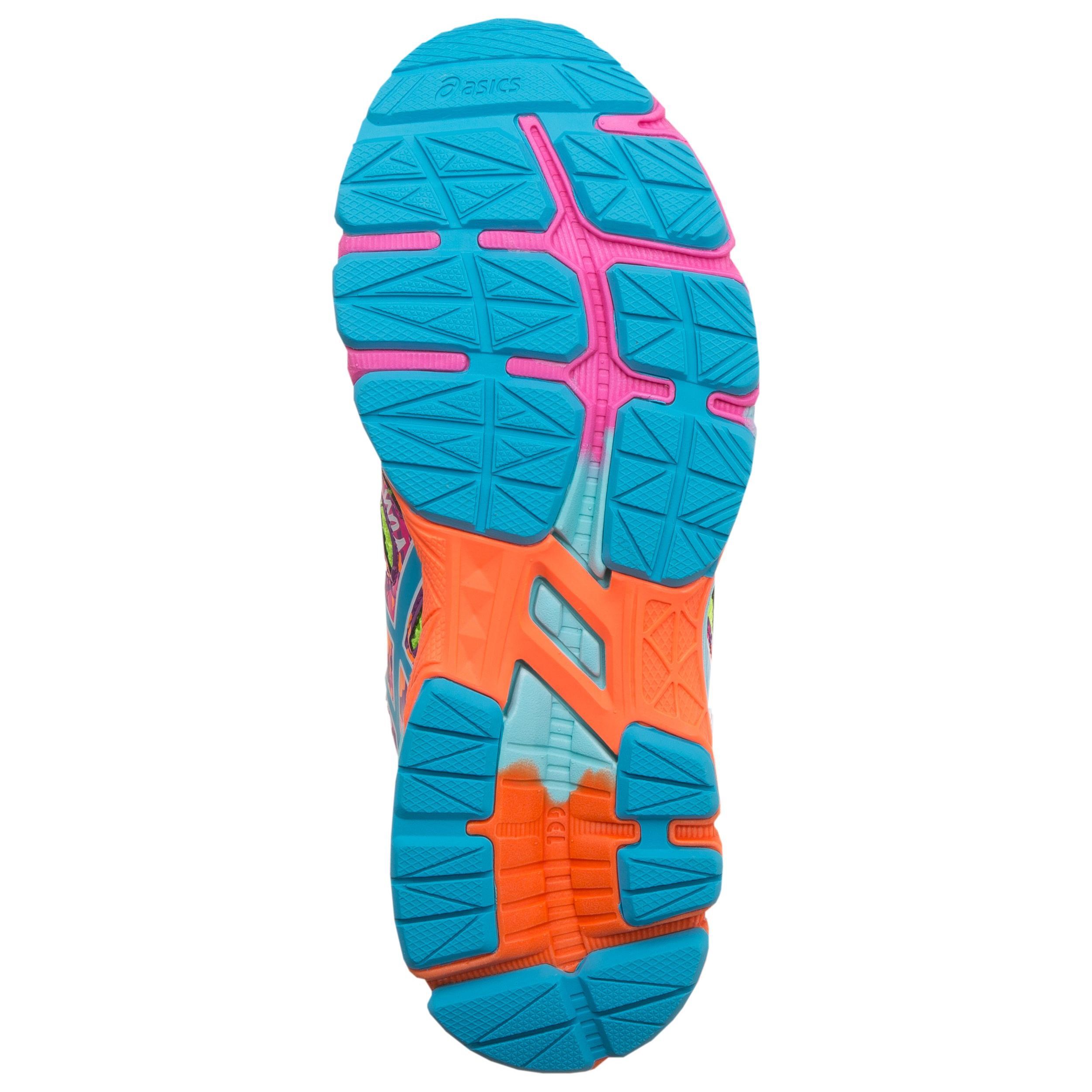 Gel Noosa Tri 10 GS Wettkampfschuh Kinder Neongelb Neonpink