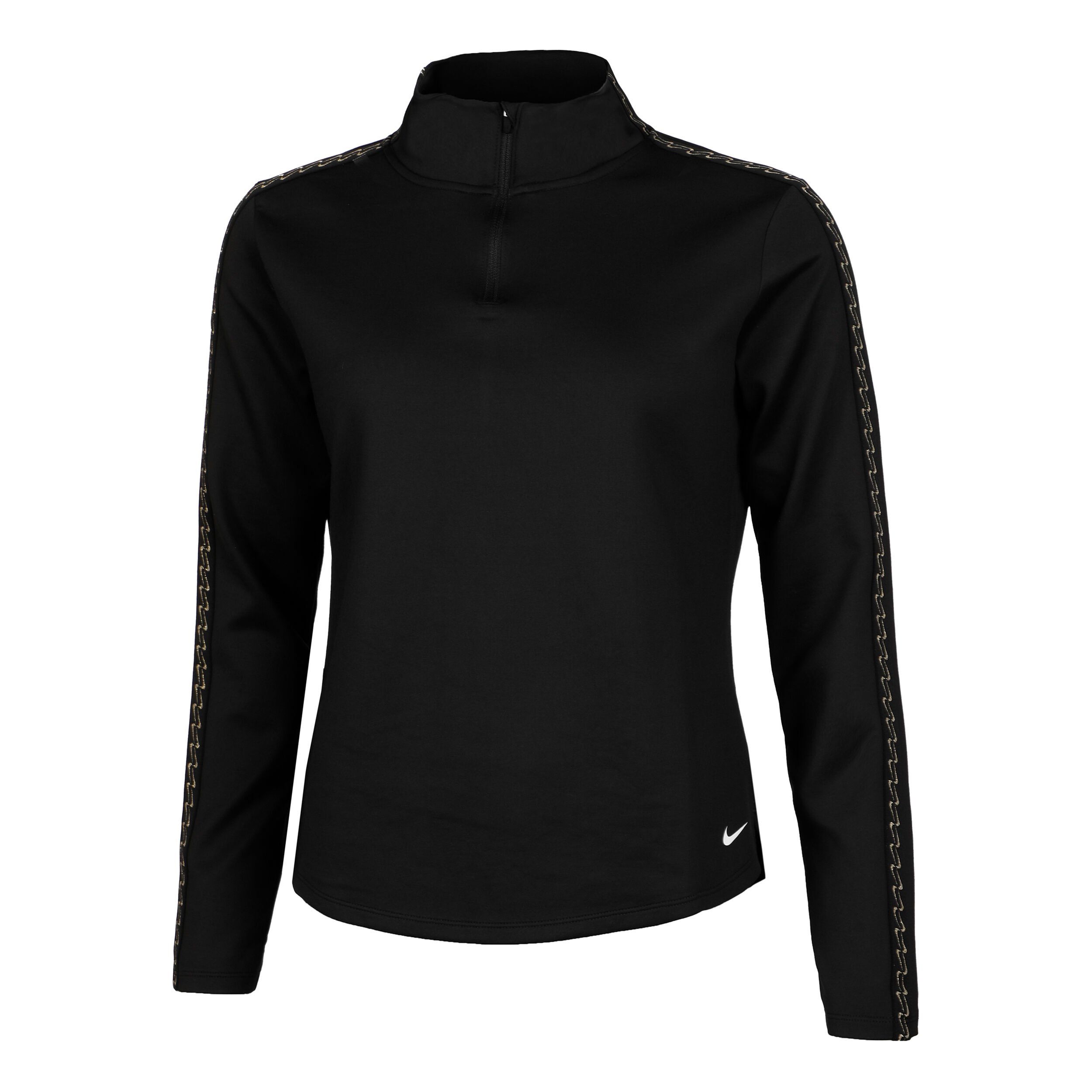 Black nike half zip pullover discount