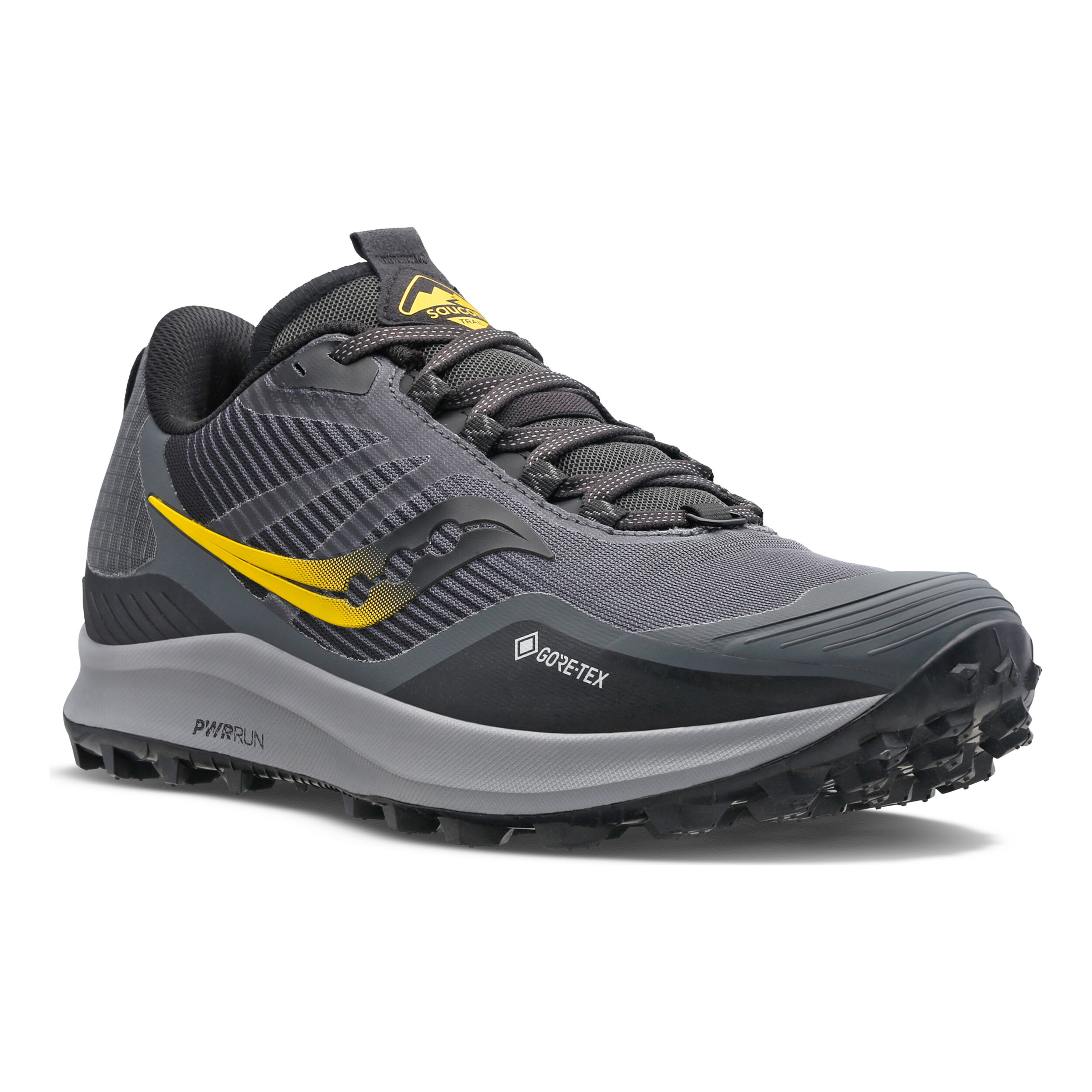 Peregrine 12 GTX Trailschuh Herren Grau Gold