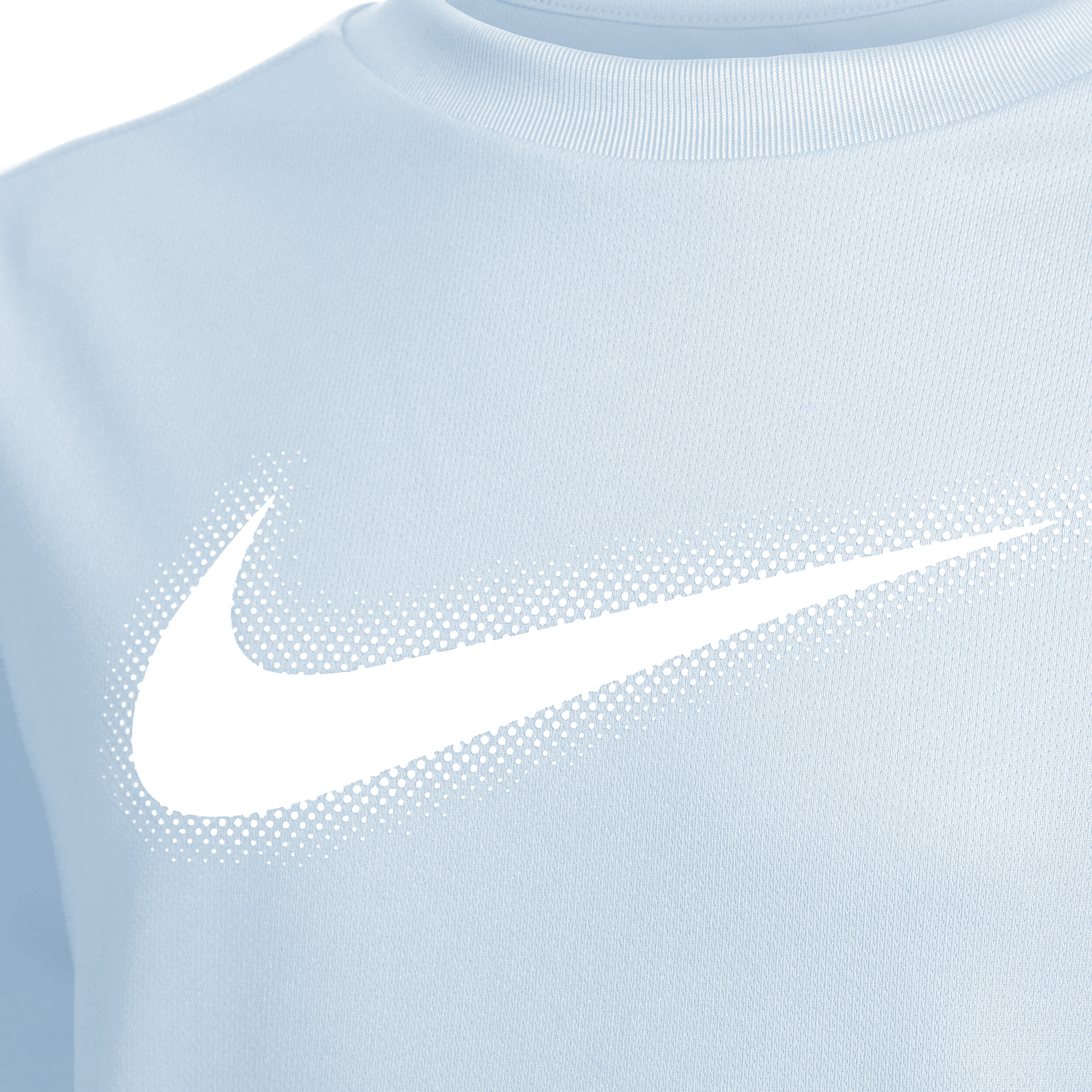 Baby blue and white nike shirt discount