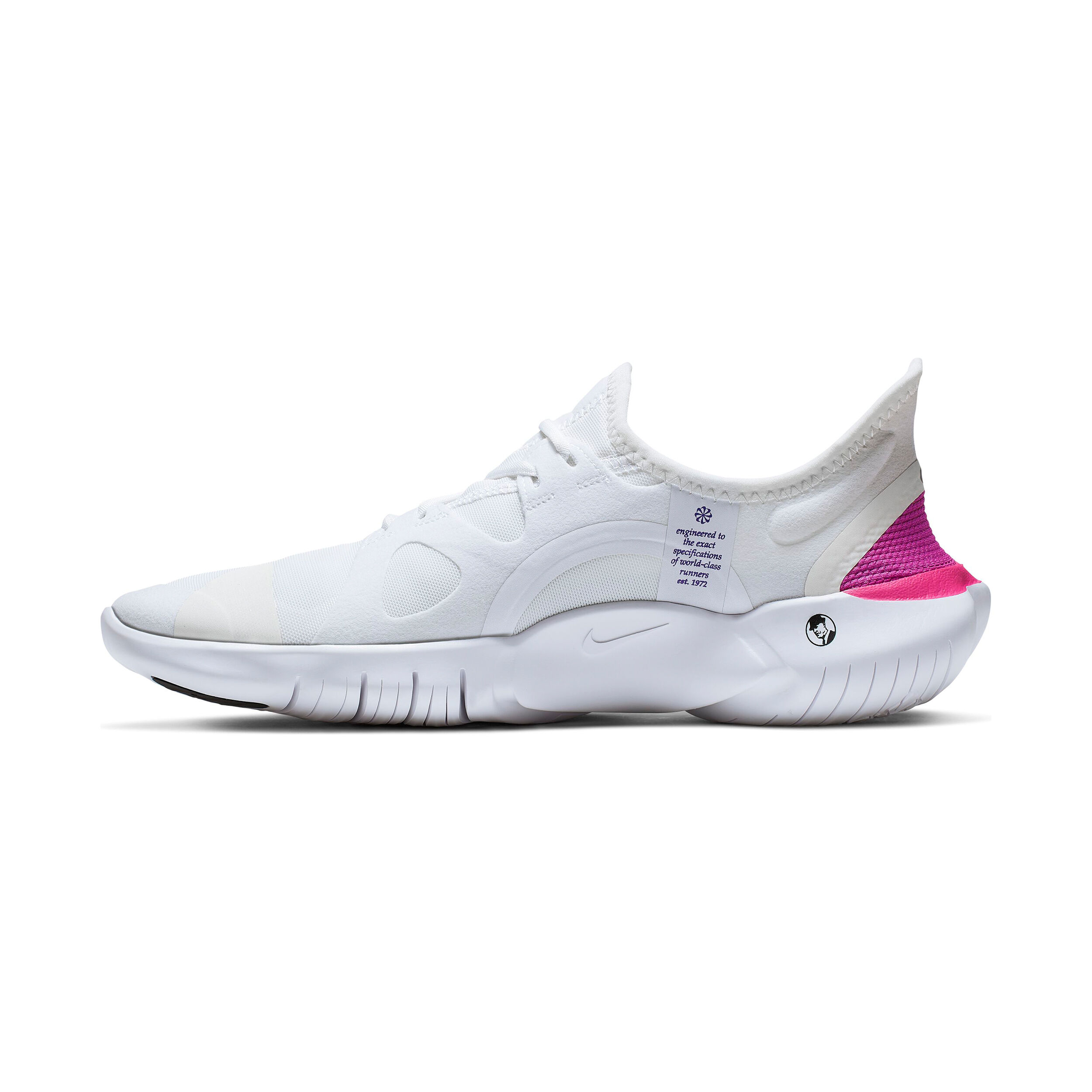 Nike Free Run 5.0 Just Do It Natural Running Schuh Damen WeiB Pink online kaufen Running Point DE