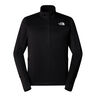 Winter Warm Pro 1/4 Zip Laufshirt Herren-Schwarz