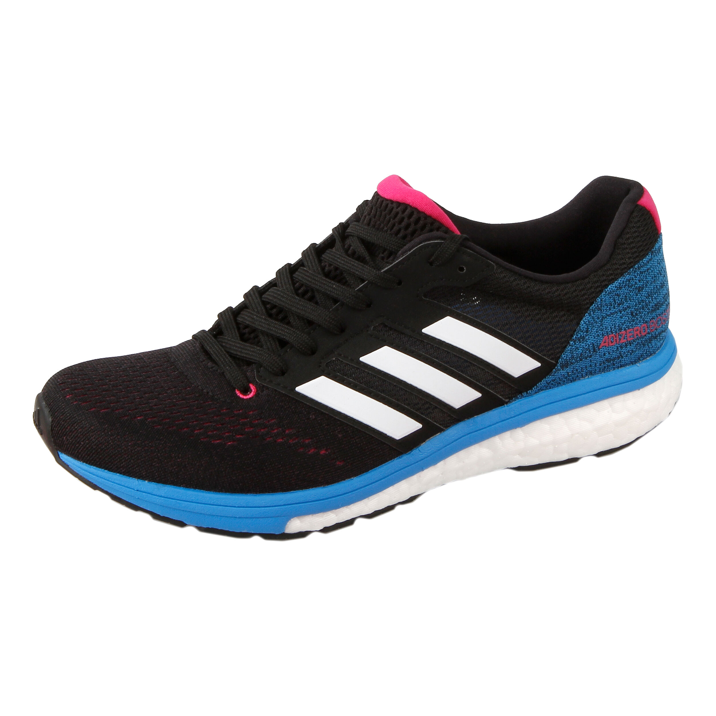 Adizero Boston 7 Wettkampfschuh Damen Schwarz Blau