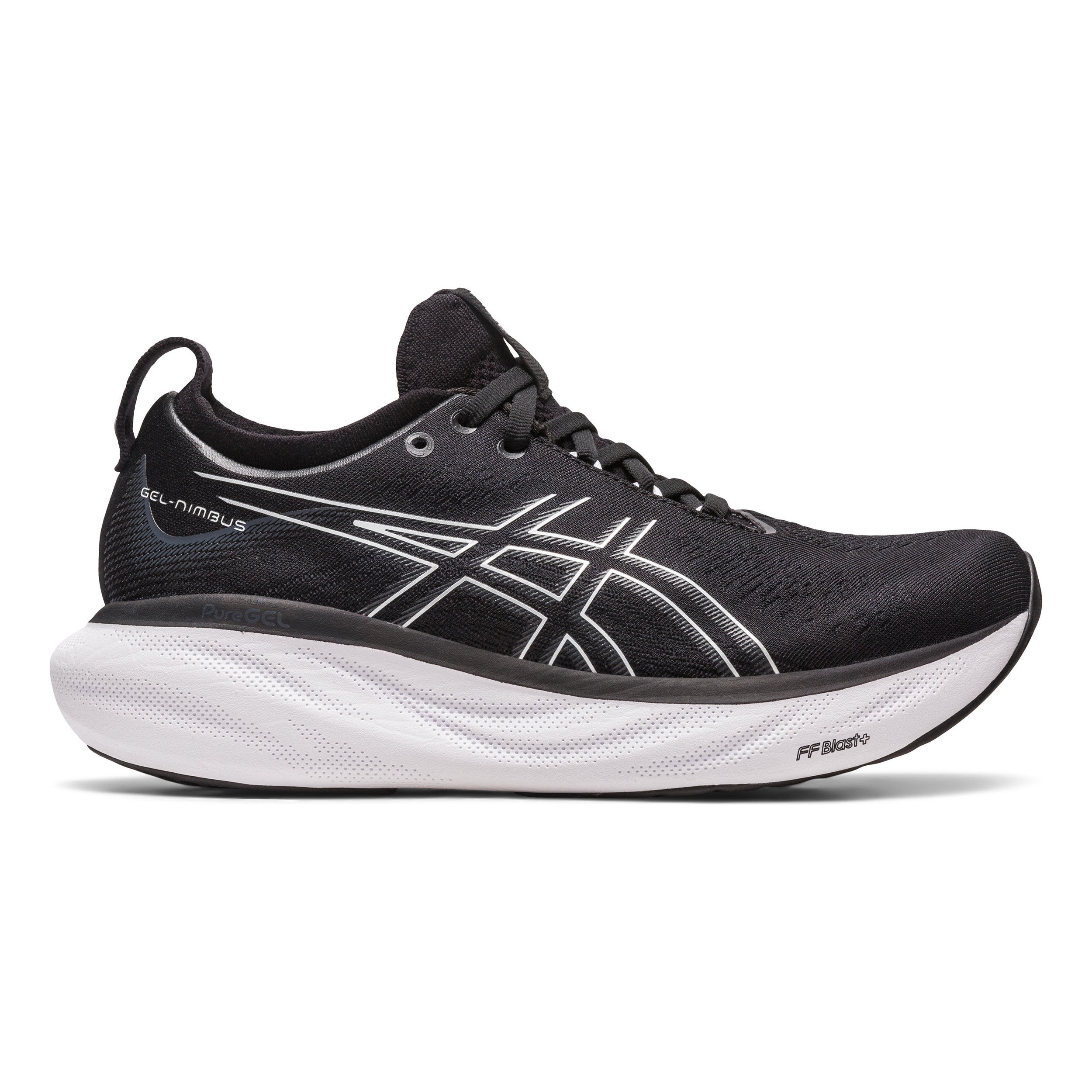 Gel Nimbus 25 Neutralschuh Damen Schwarz Grau