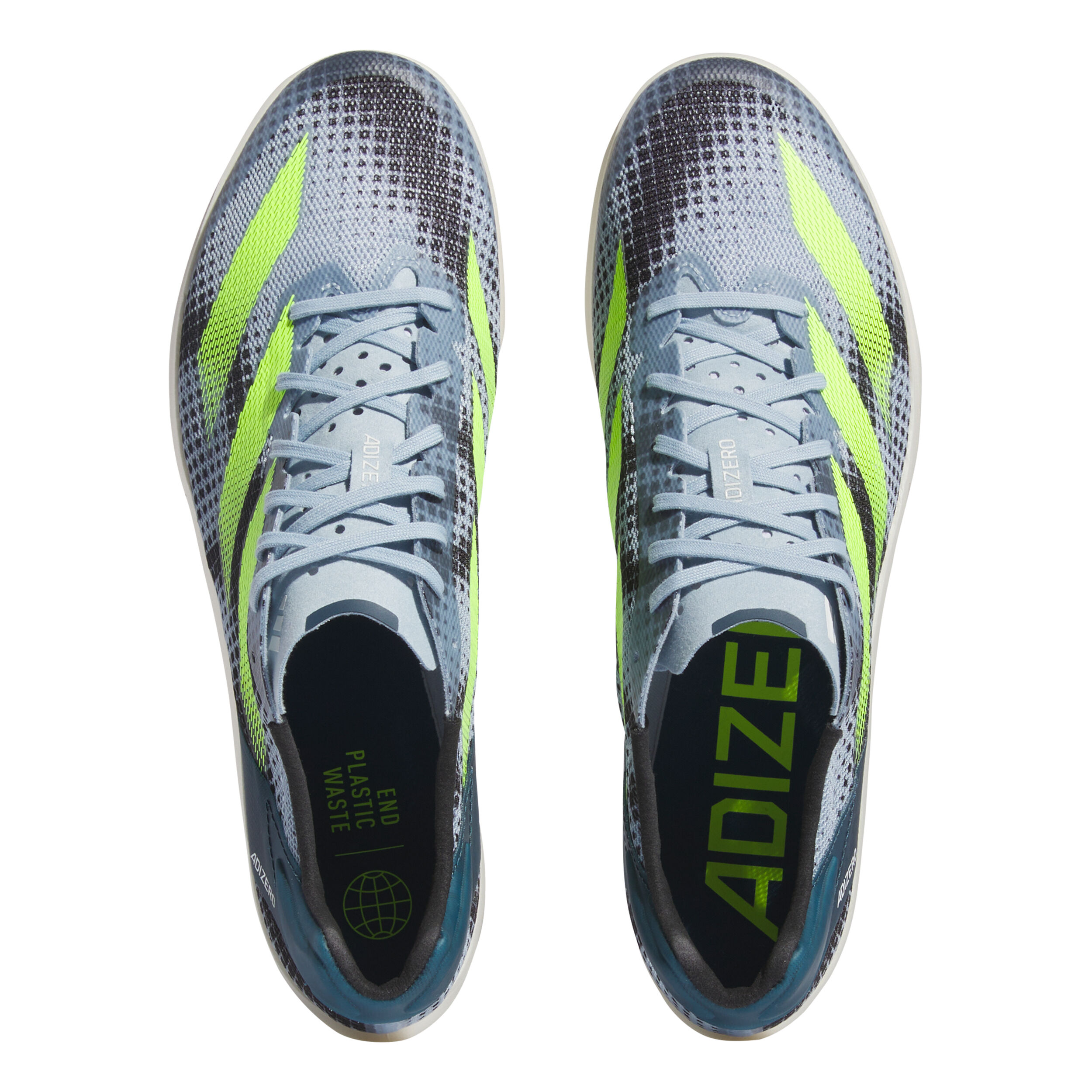 Adizero Avanti Tokyo Spikeschuh Blau Limette