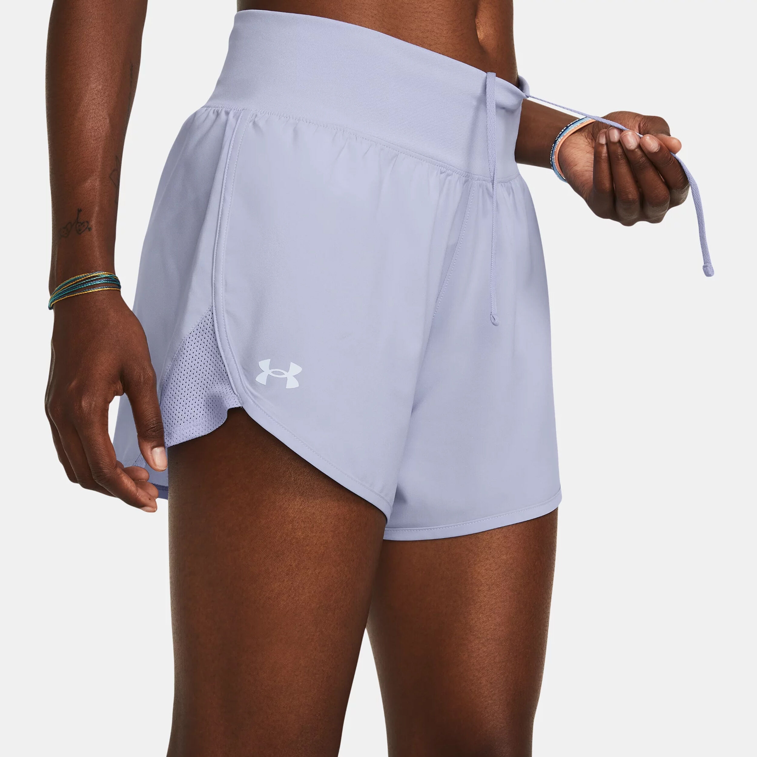 Under armour fly by shorts womens top