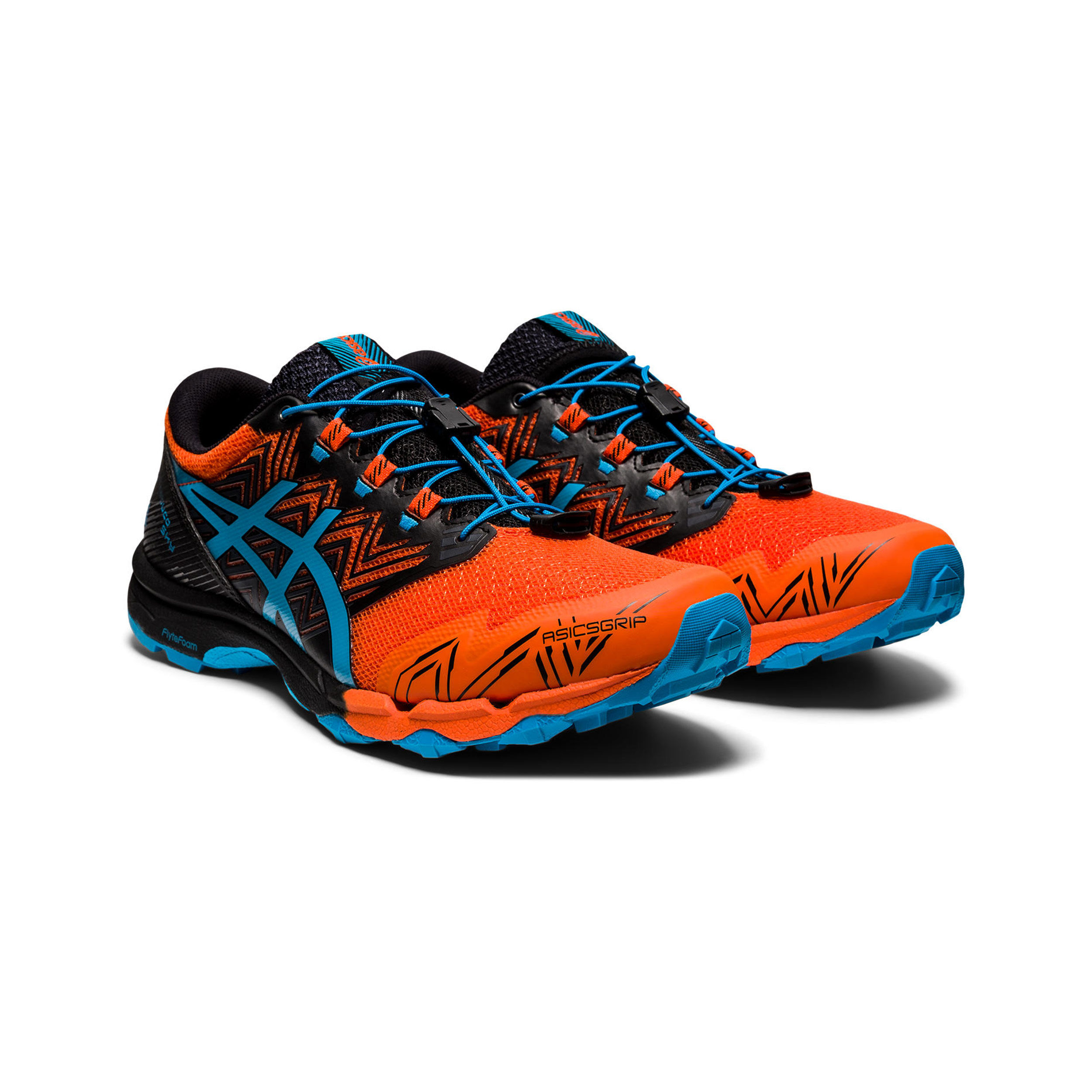 Gel Fuji Trabuco Sky Trailschuh Herren Orange Blau