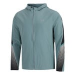 Under Armour Bekleidung Under Armour Velociti Storm Hooded Laufjacke Herren-Blaugrau,Schwarz