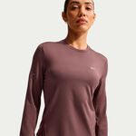 Nike Bekleidung Nike Swift Laufshirt Damen - braun, silber