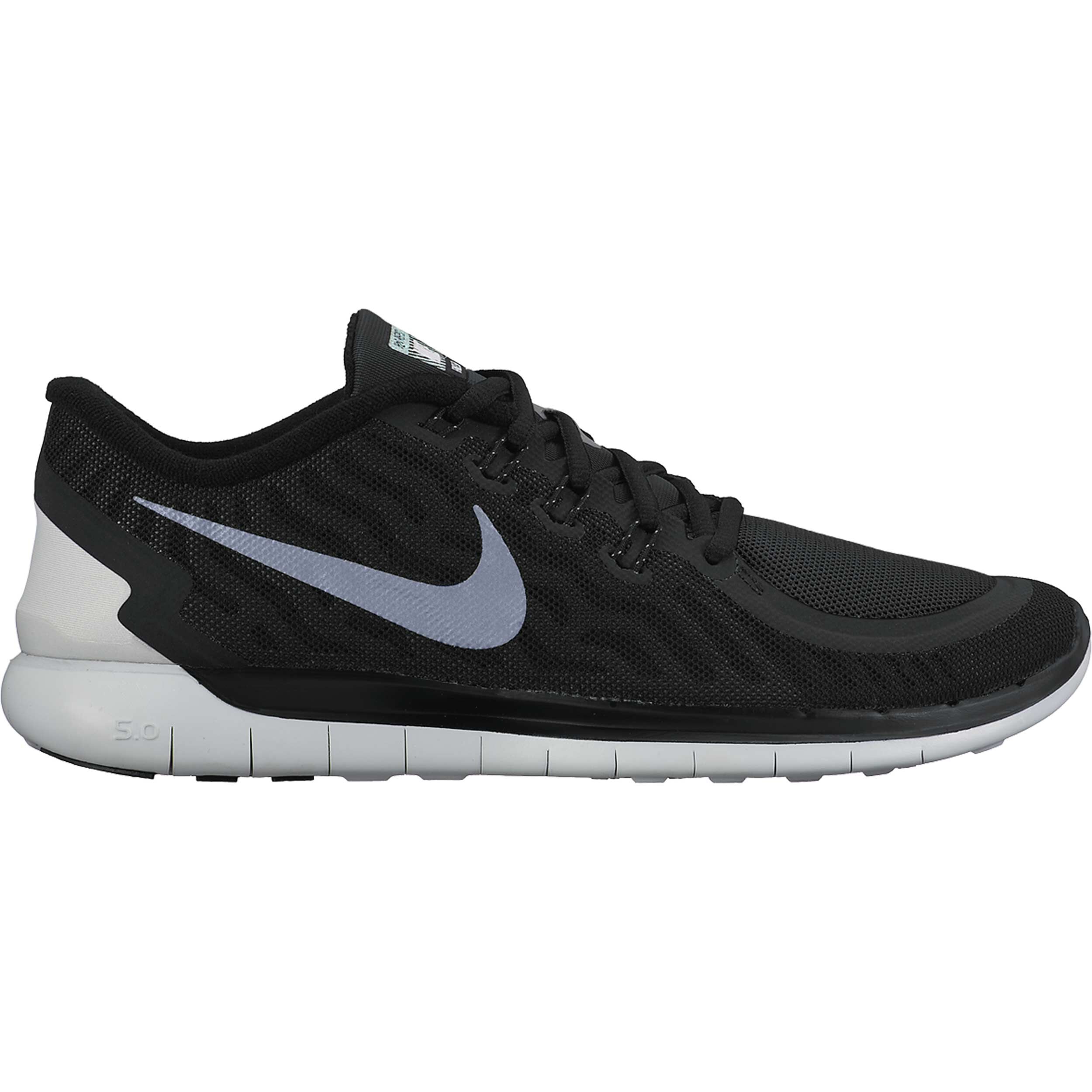 Free 5.0 Flash Natural Running Schuh Herren Schwarz WeiB