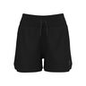 Zeroweight 3in 2in1 Laufshorts Damen-Schwarz