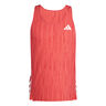 Adizero Tank-Top Herren-Rot,Wei&szlig;