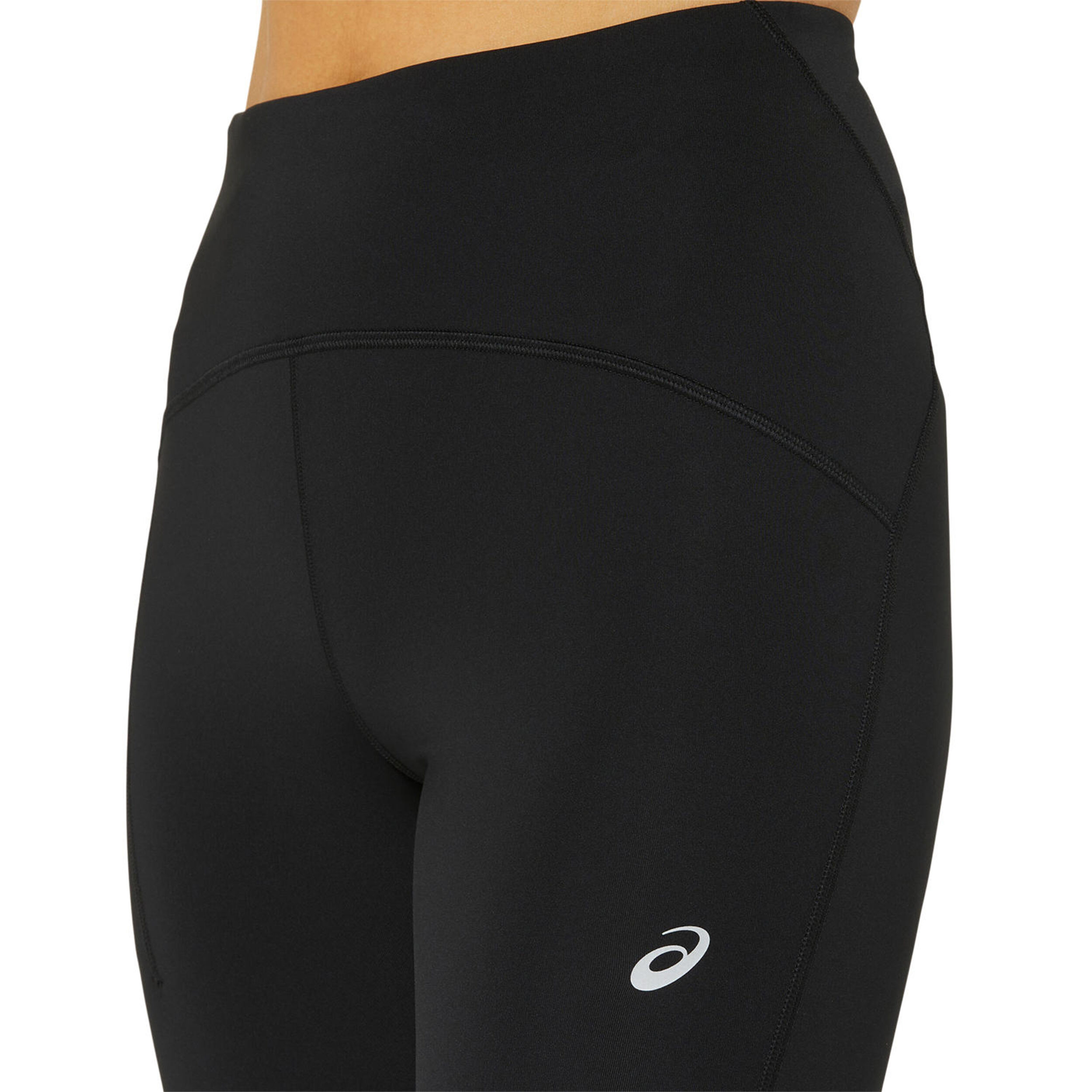 Road High Waist Lauftight Damen Schwarz