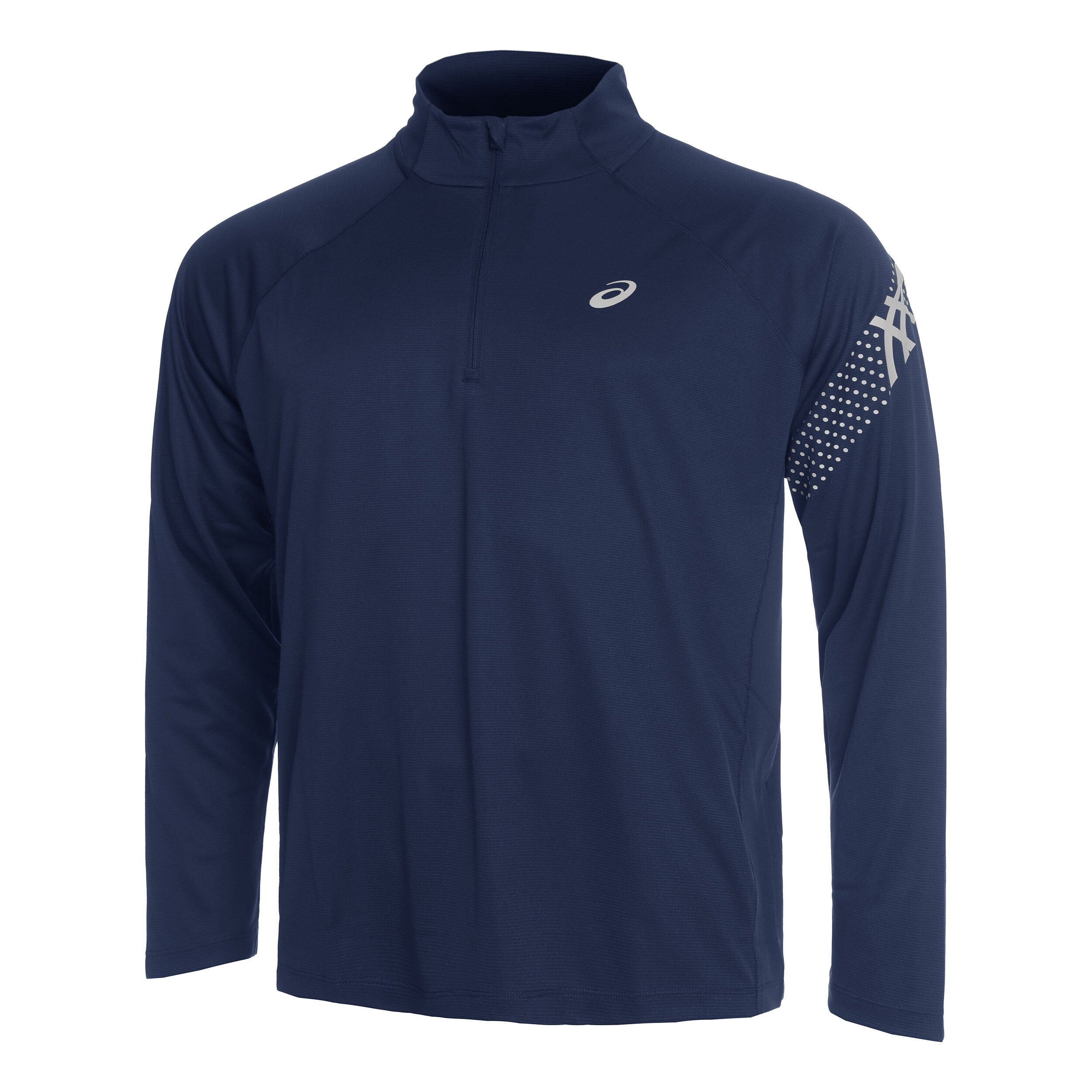 Icon Ls 1 2 Zip Laufshirt Herren Dunkelblau