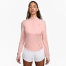 Swift Half-Zip Longsleeve Laufshirt Damen-rosa