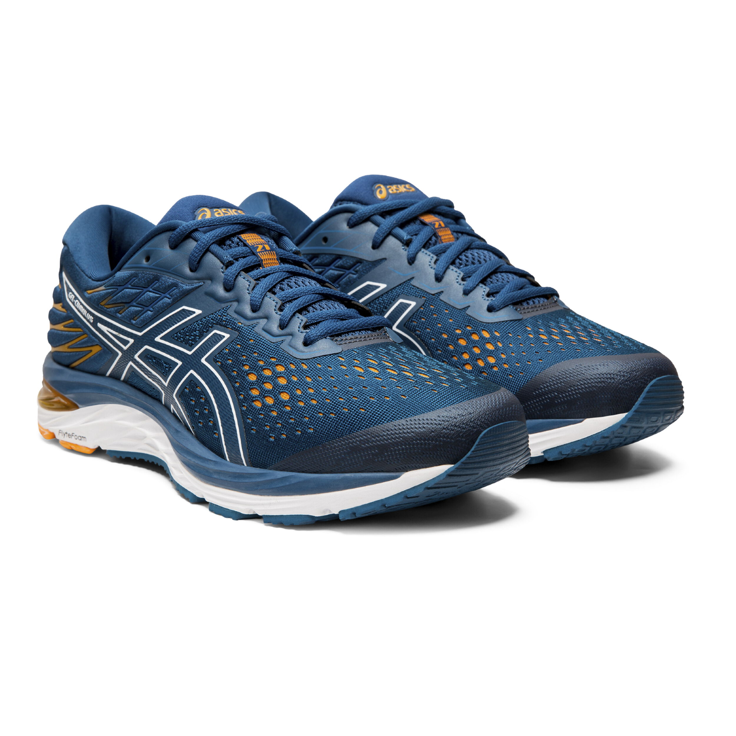 ASICS Gel Cumulus 21 Neutralschuh Herren Petrol WeiB online kaufen Running Point DE