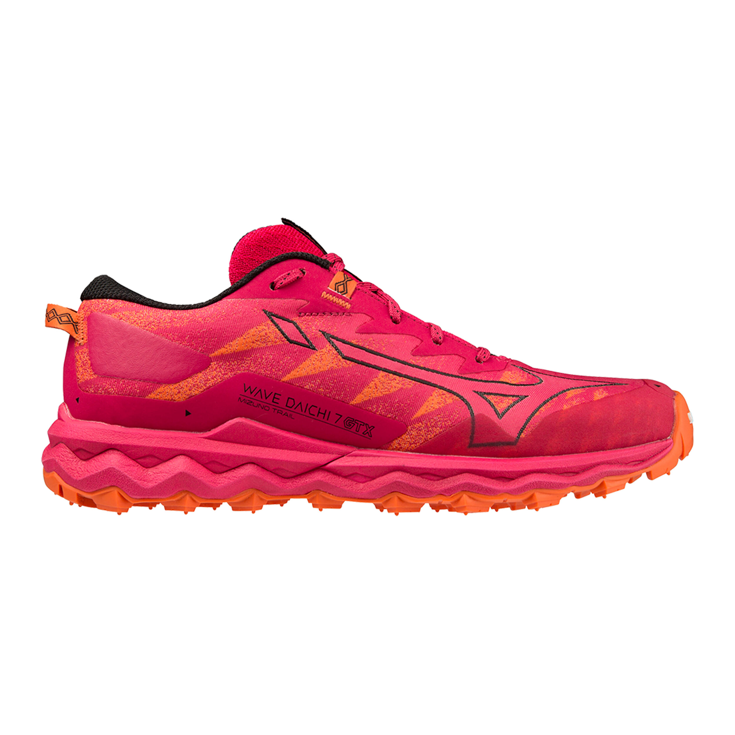 Mizuno Wave Daichi 7 GTX Trailschuh Damen Pink Orange in GroBe 40 online kaufen Running Point DE