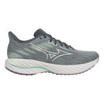 Mizuno Laufschuhe Mizuno Wave Inspire 21 Stabilitätsschuh Damen-Grau,Weiß