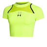 Run Anywhere Crop Laufshirt Damen-Grün,Schwarz