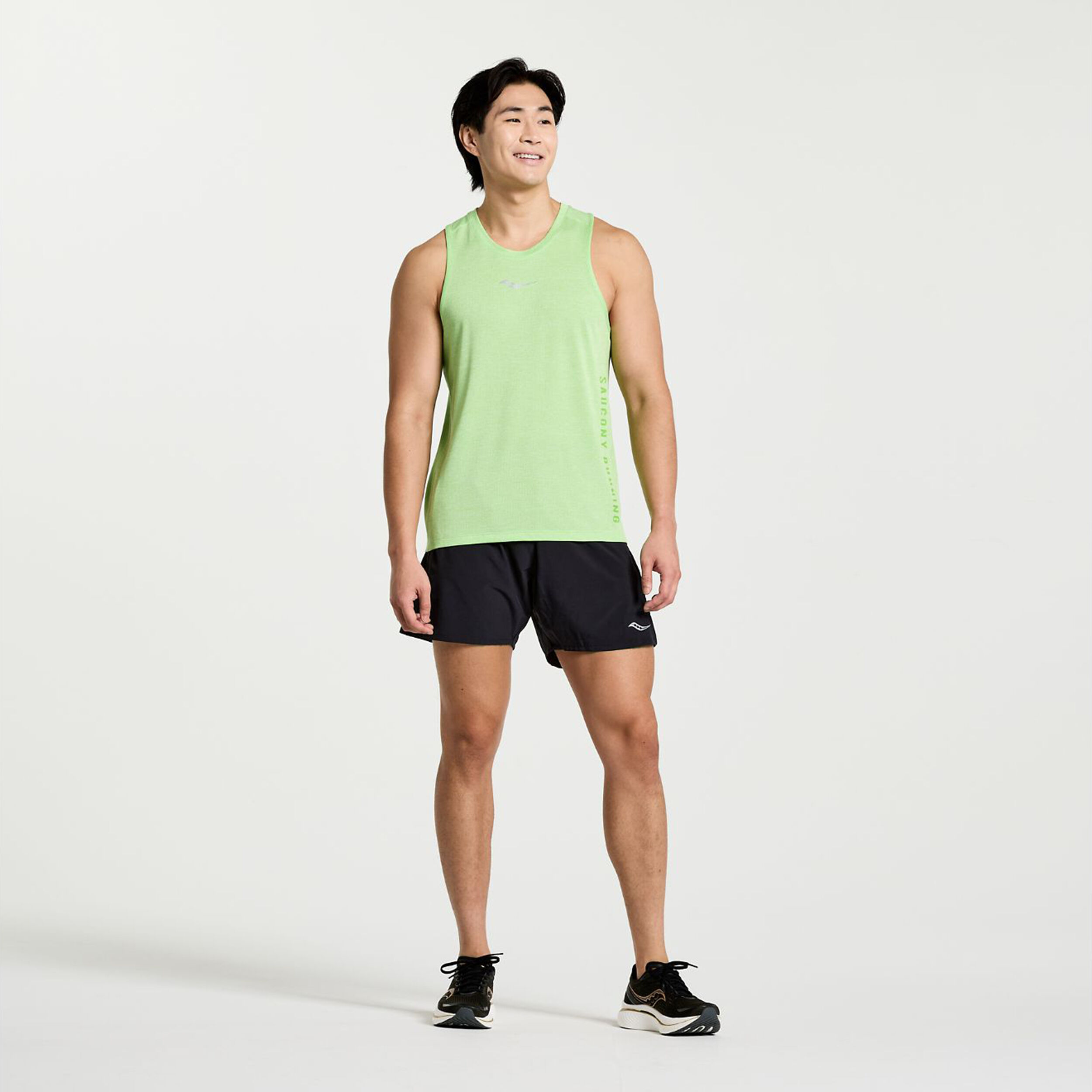 Saucony Stopwatch Graphic Tank Top Herren Mehrfarbig online kaufen Running Point DE