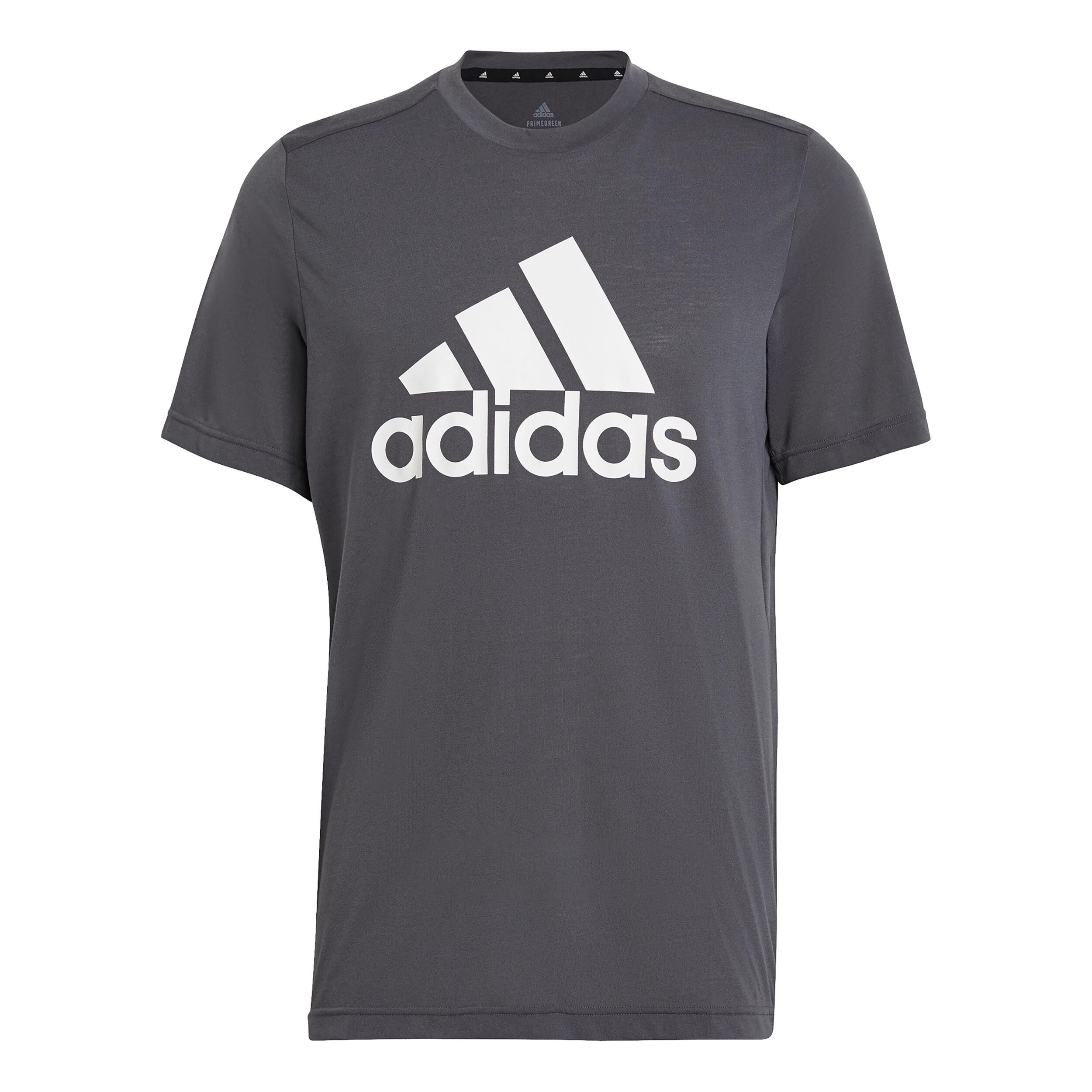 adidas FR LG T Shirt Herren Grau WeiB online kaufen Running Point DE