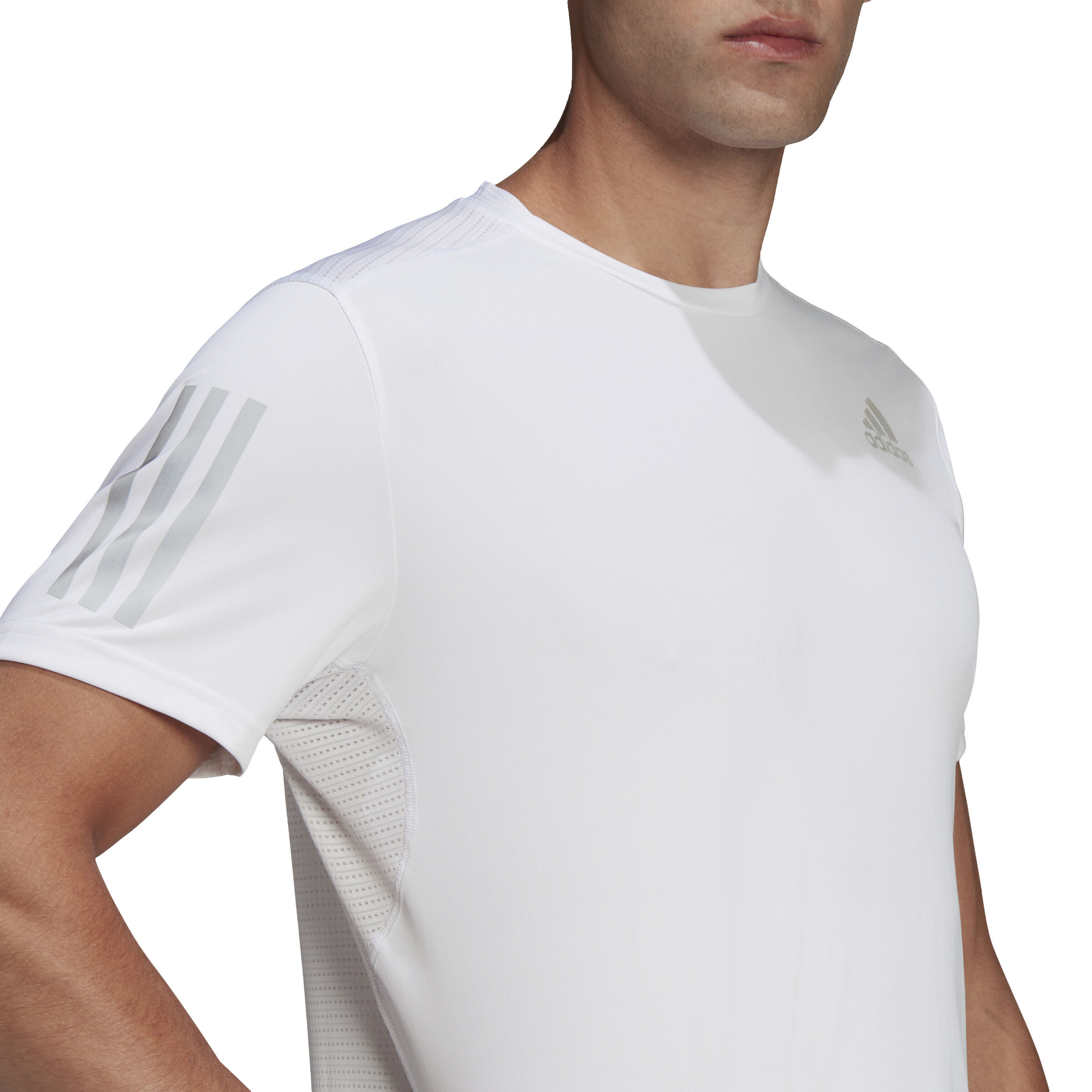 Own The Run Laufshirt Herren WeiB