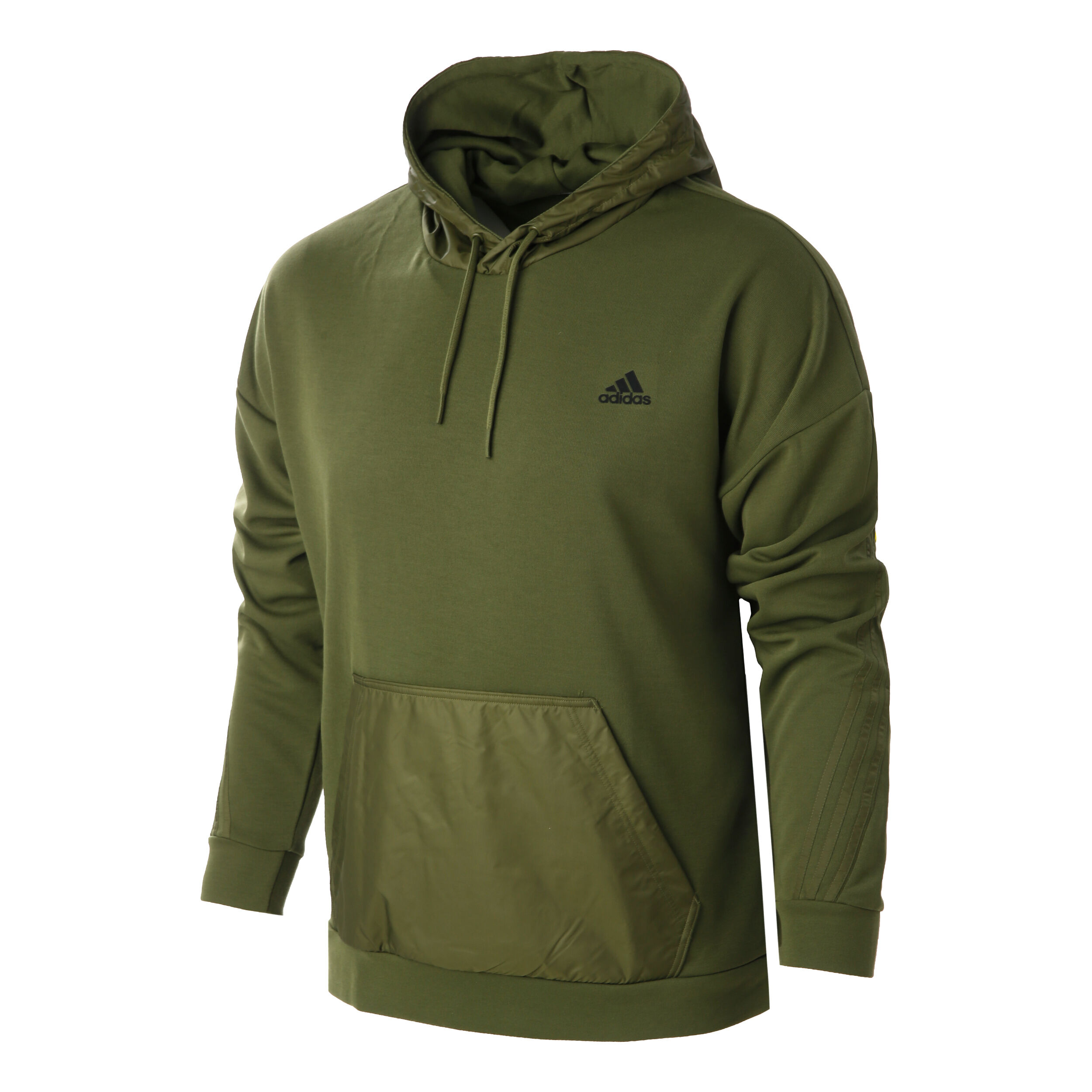 Fleece Hoody Herren Oliv