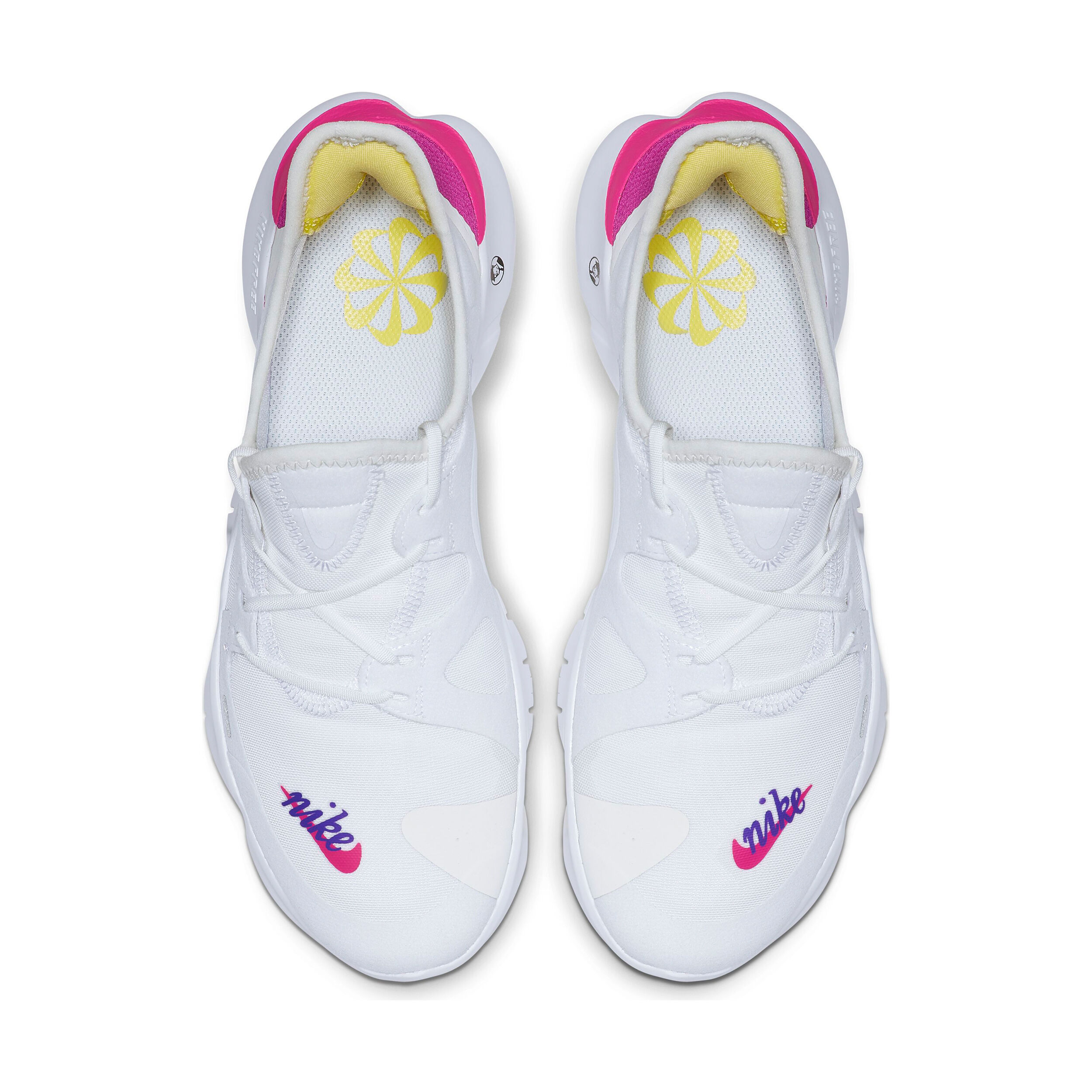 Free Run 5.0 Just Do It Natural Running Schuh Damen WeiB Pink