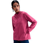 Nike Bekleidung Nike Swift Jacket Laufjacke Damen-berry, silber