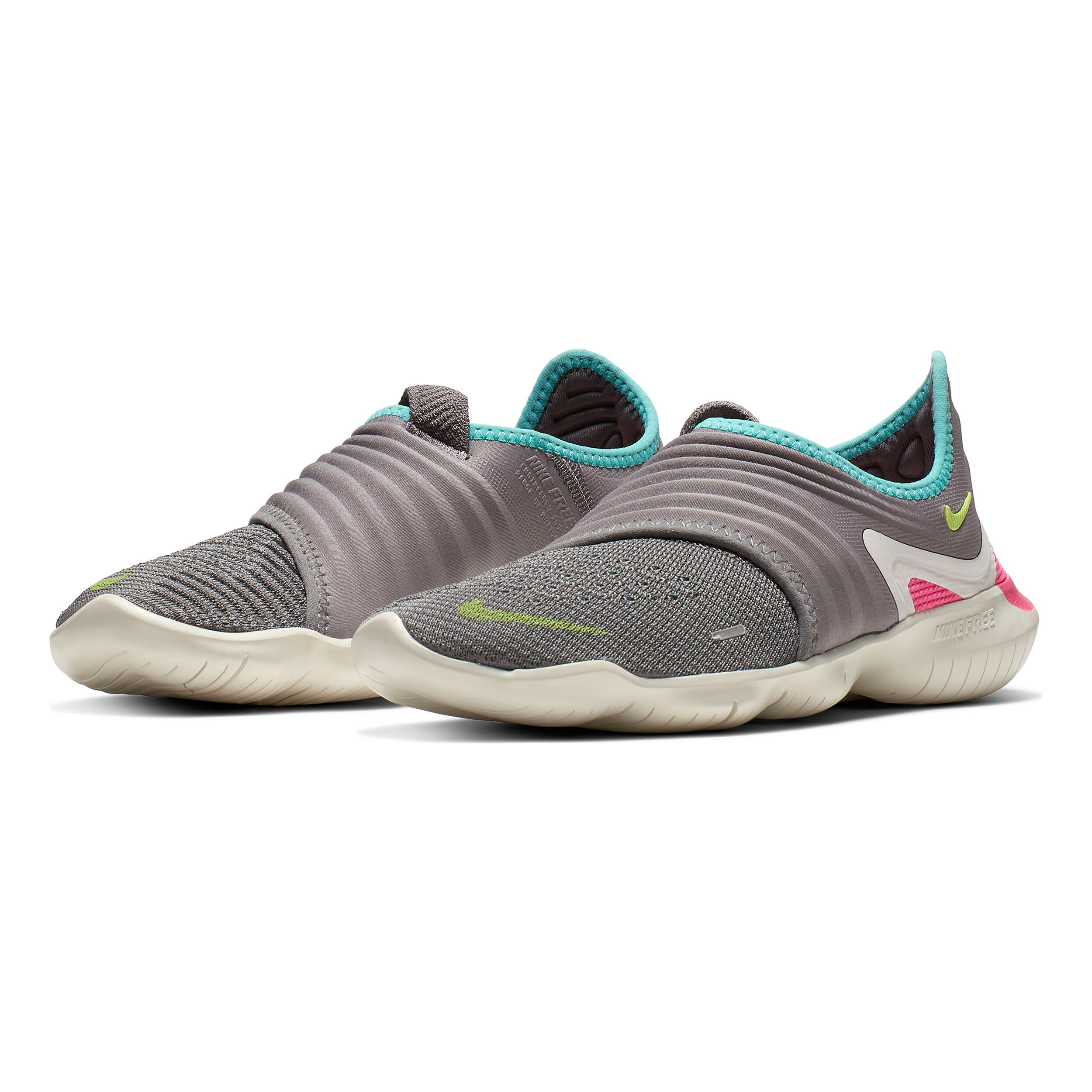 Nike Free Flyknit 3.0 Natural Running Schuh Damen Grau Dunkelgrau online kaufen Running Point DE