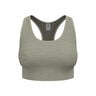 Seamless Medium Padded Sport-BH Damen-Khaki