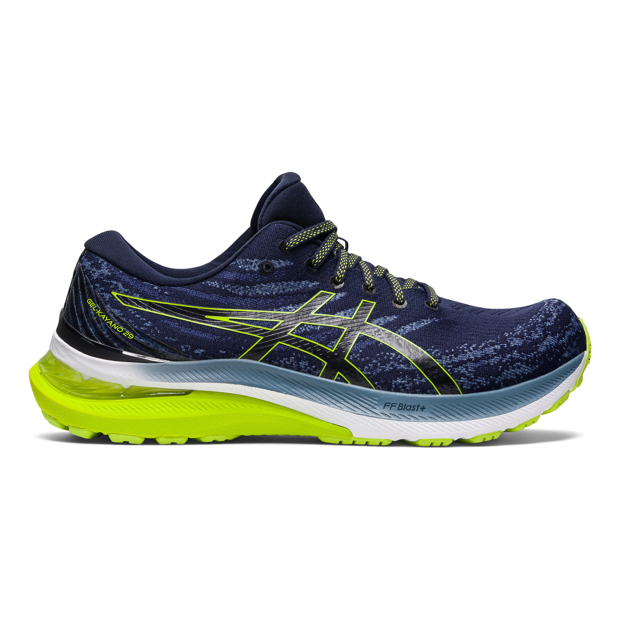 Gel-Kayano 29 Stabilitätsschuh Herren blau, grün
