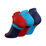 3PPK Color Block Ankle Sock