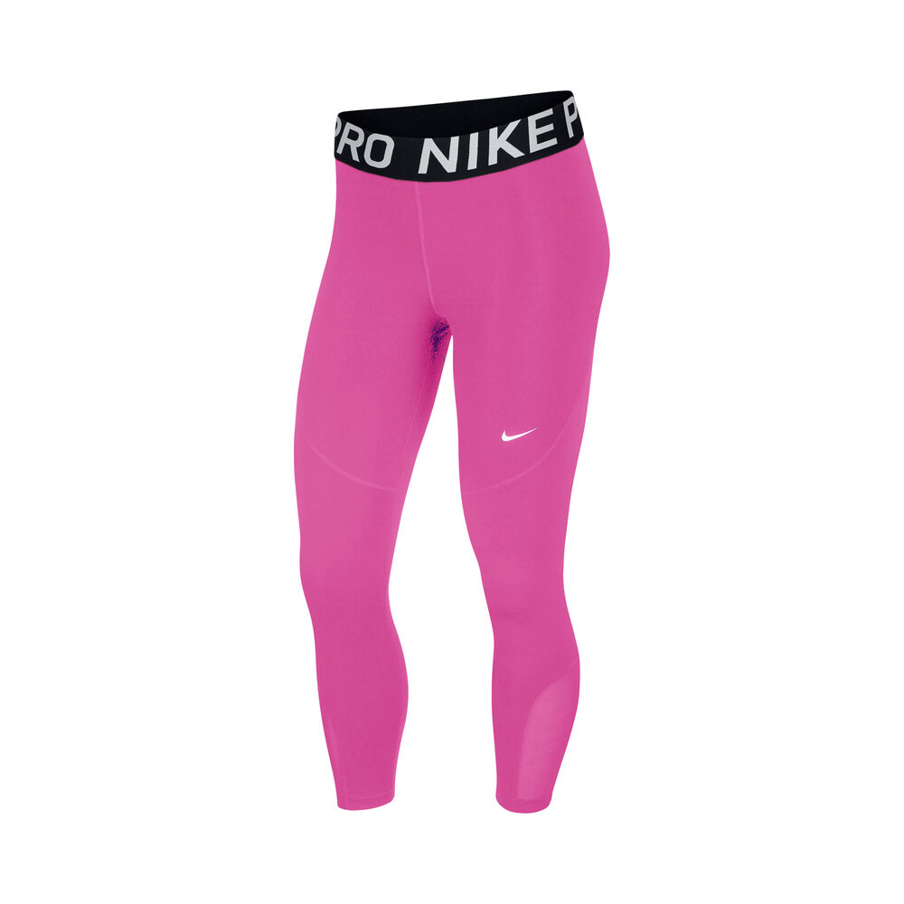Nike Pro 3/4 Tight Mädchen - Pink, Schwarz, Größe Xl
